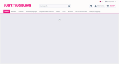 Desktop Screenshot of justjuggling.com